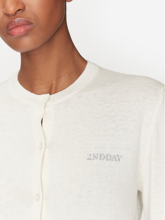 2NDDAY 2NDDAY Cardigan Vinny 2252341408 Écru Regular Fit