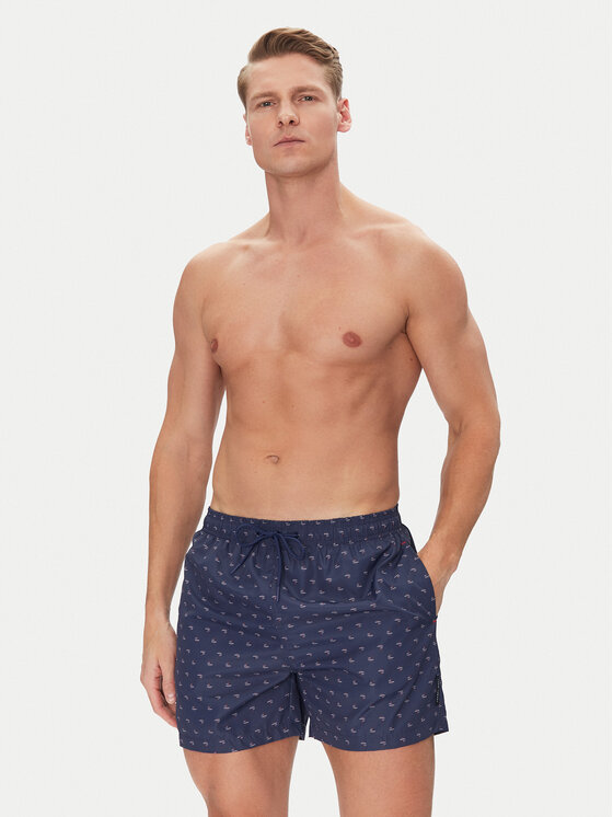 Ysabel Mora Ysabel Mora Szorty kąpielowe 90309 Granatowy Regular Fit