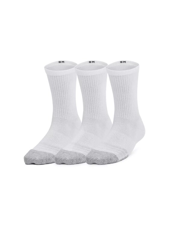 Under Armour Under Armour Skarpety Wysokie Dziecięce Heatgear 3pk Crew Yth Biały