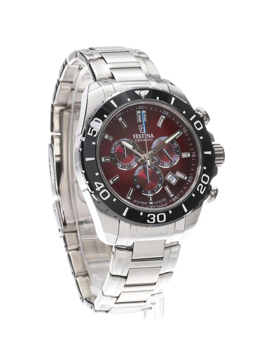 Festina Festina Zegarek F20042-5 Srebrny