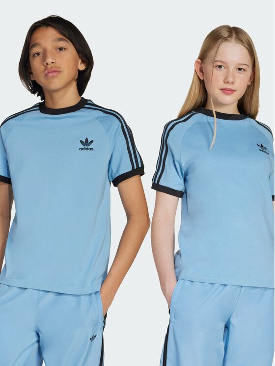 adidas adidas T-Shirt 132785 Błękitny Loose Fit