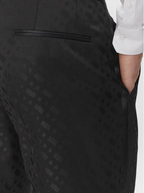 BOSS Boss Oblek H-Huge-2Pcs-Tux-231 50502453 Černá Slim Fit