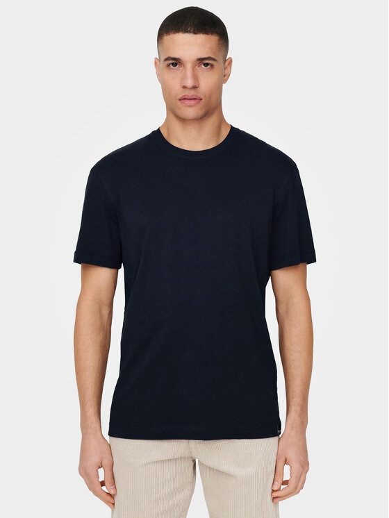 Only & Sons Only & Sons T-shirt 22025208 Tamnoplava Regular Fit