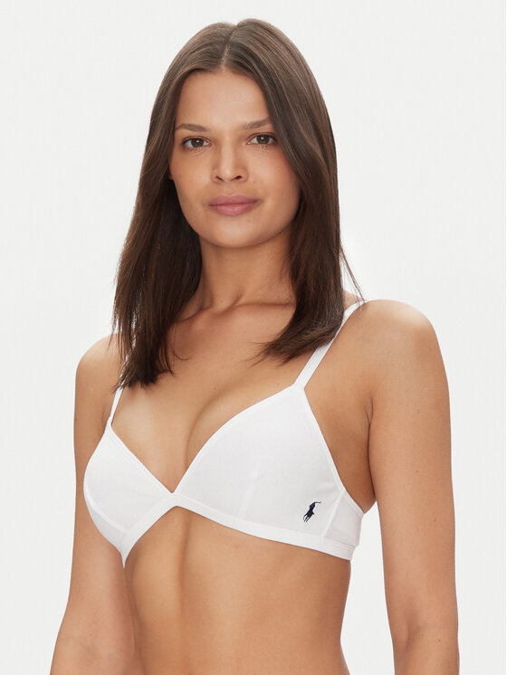 Biustonosz braletka Polo Ralph Lauren, Rozmiar M, Biały, 4P0219