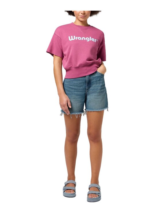 Wrangler Wrangler Pantaloncini di jeans 112351075 Blu Regular Fit