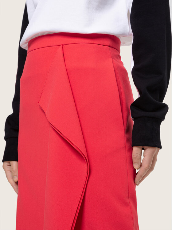 HUGO Hugo Midi svārki Ribina 50432558 Sarkans Regular Fit