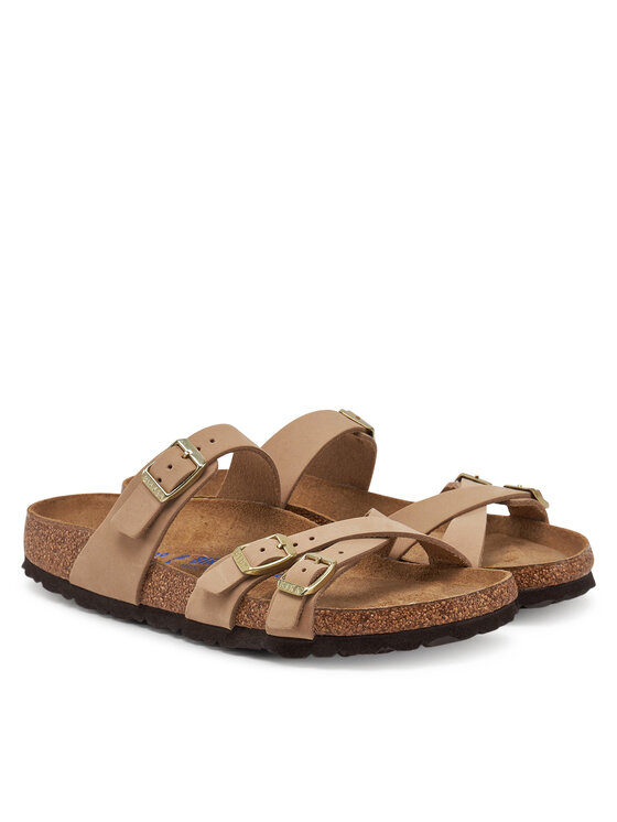 Birkenstock Birkenstock Шльопанці Franca Sfb 1022973 Бежевий