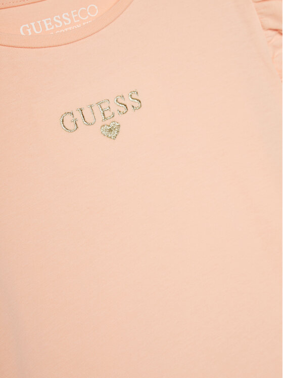 Guess Guess T-Shirt K5RI26 K6YW4 Korálová Regular Fit