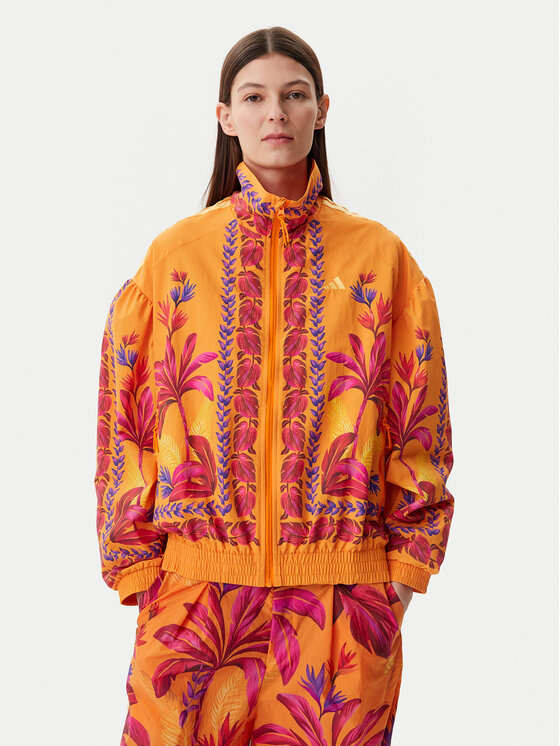 adidas adidas Átmeneti kabát FARM Premium JD6305 Narancssárga Loose Fit