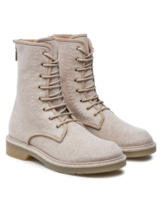 Max Mara Max Mara Čizme Bakerzip 2424796072600 Bež