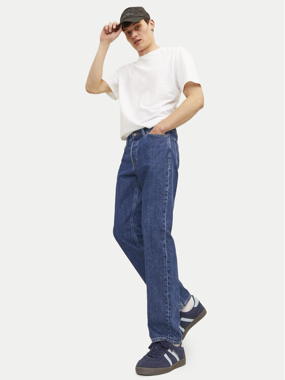 Jack&Jones Jack&Jones Džinsai Chris 12258101 Mėlyna Relaxed Fit