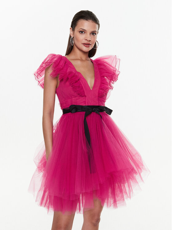 Pinko Rochie cocktail Filippine 100469 Y4BK Roz Regular Fit 100469 imagine noua