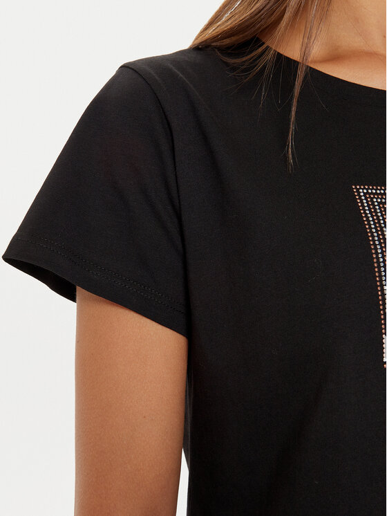 Liu Jo Liu Jo T-Shirt TF4209 J6040 Μαύρο Regular Fit