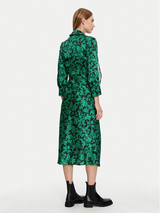 Liu Jo Liu Jo Rochie tip cămașă WF4522 TS097 Verde Regular Fit