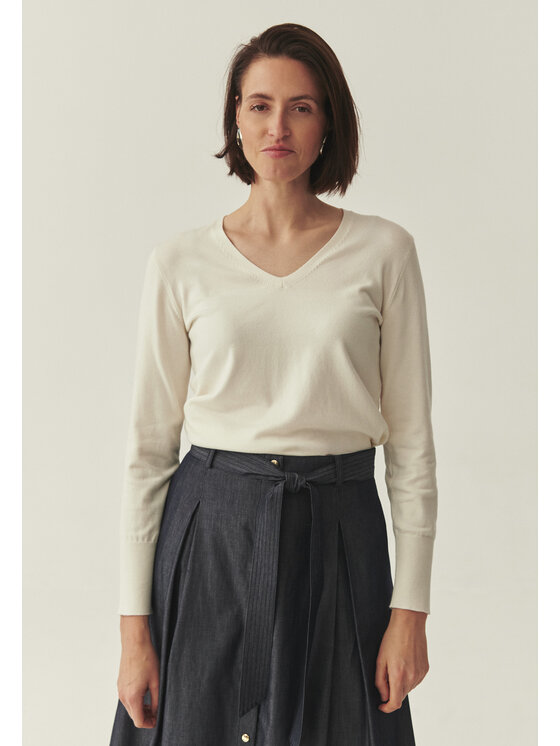 TATUUM TATUUM Svetr NICOLLA Bílá Classic Fit