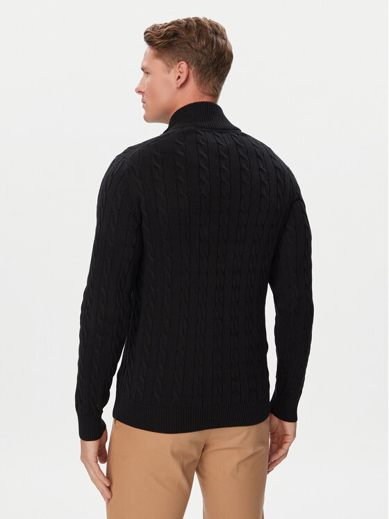 Gant Gant Pulover 8050603 Črna Regular Fit