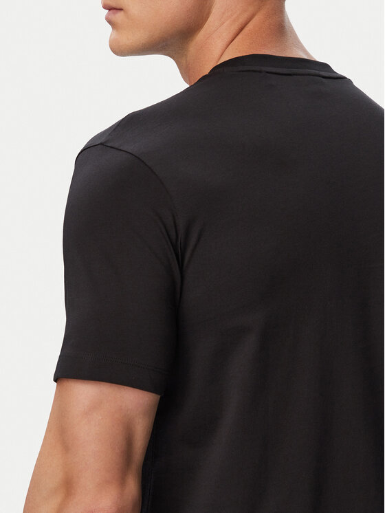 HUGO HUGO T-krekls Diflow 50574447 Melns Regular Fit