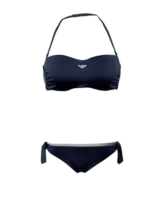 Emporio Armani Emporio Armani Costume da bagno Bikini Emporio Armani Fascia Strass Nero