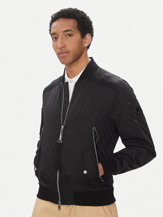 Moose Knuckles Bundy bomber Courville M14MB003H Čierna Regular Fit