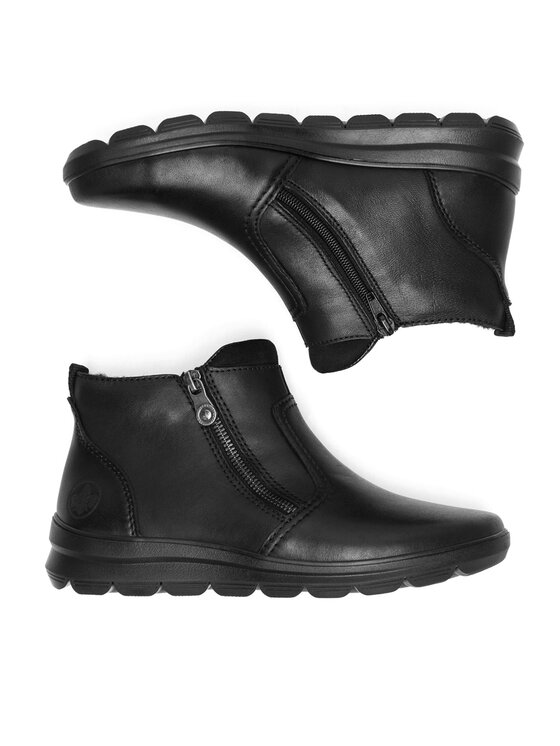 Rieker Rieker Μποτάκια Z0060-00 Μαύρο