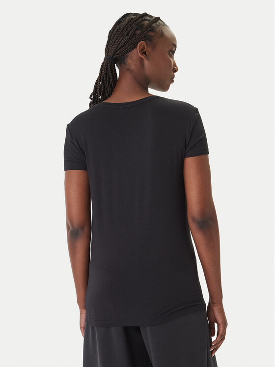 Emporio Armani Emporio Armani Marškinėliai EW000409 AF19024 UC001 Juoda Regular Fit