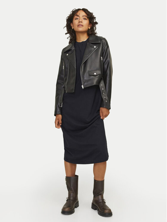 JJXX JJXX Vsakodnevna obleka Astrid 12263240 Črna Boxy Fit