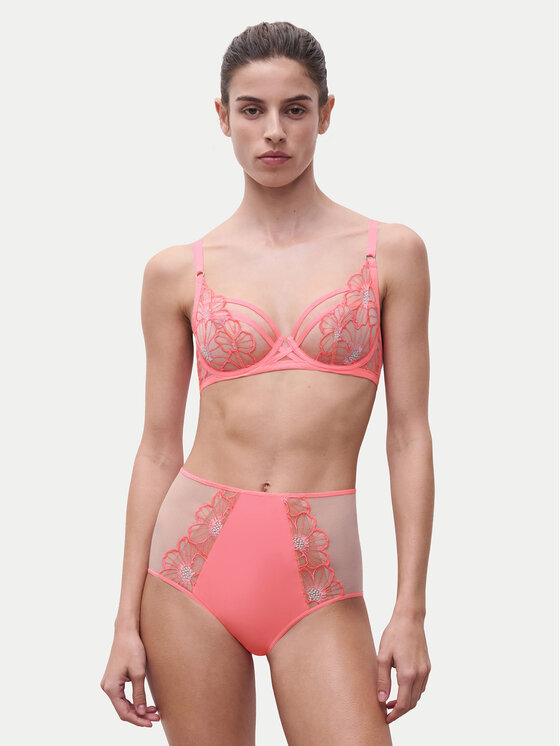 Chantelle Chantelle Biustonosz z fiszbiną Lush C22OM0 Różowy