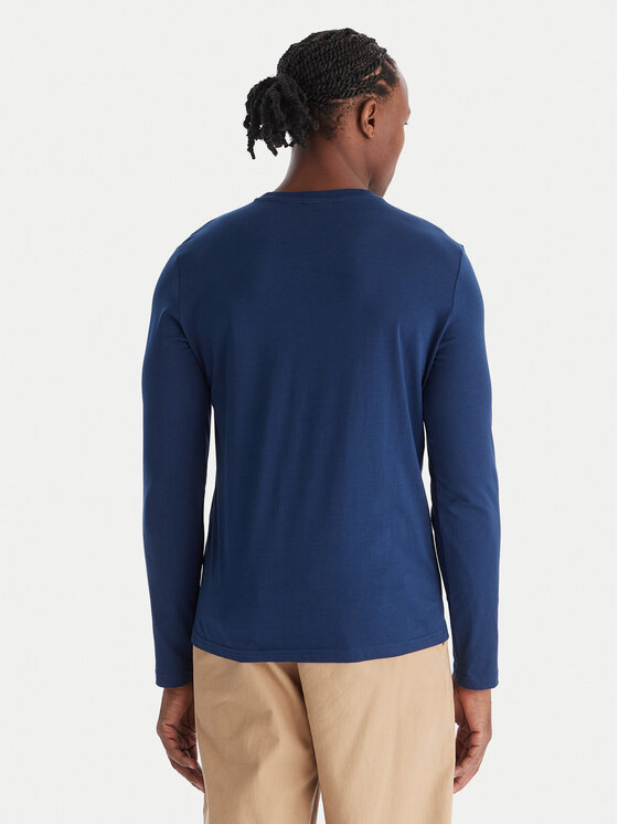 Robe di Kappa Robe di Kappa Longsleeve 631189W Μπλε Slim Fit