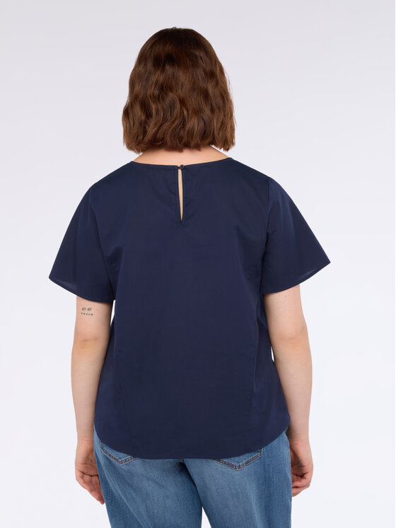 Fiorella Rubino Fiorella Rubino Blusa 2829T002346N034 Blu Boxy Fit
