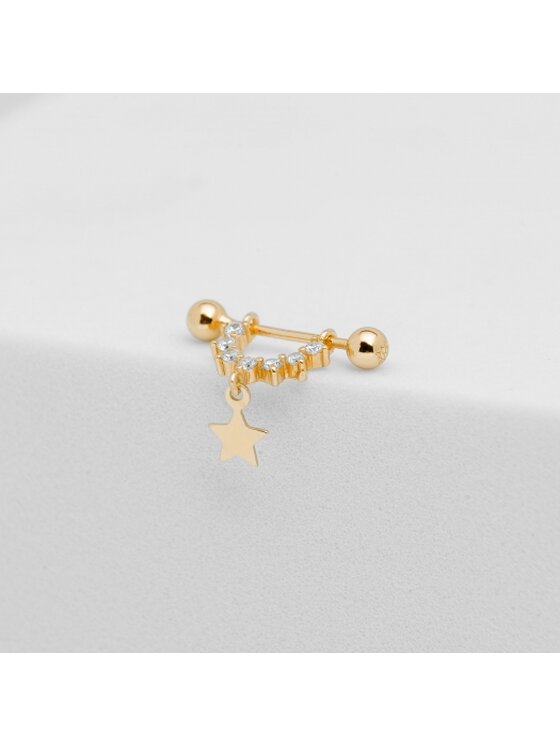 ANIA KRUK ANIA KRUK Piercing SRUKS0700Z Żółte złocenie