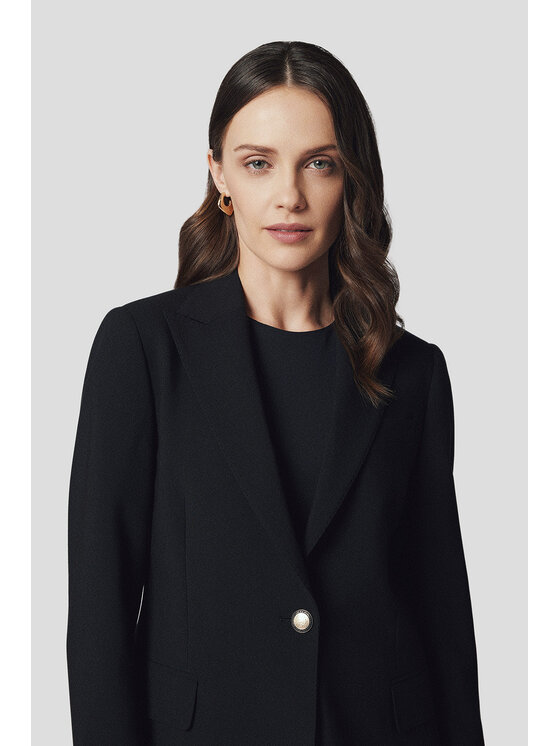 Lancerto Lancerto Marynarka Albana MA073125000006 Czarny Slim Fit