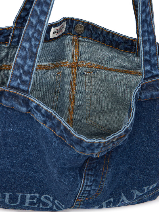 Guess Jeans Guess Jeans Дамска чанта M4BZ67 D5RH0 Син