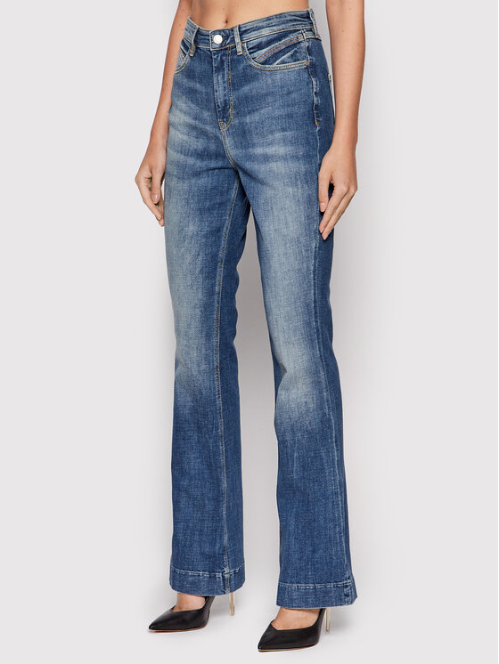 Guess Guess Teksad W2GA63 D3ZTL Tumesinine Boot Fit