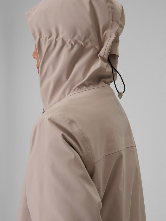 4F 4F Kurtka outdoor URBAN COMMUTER Beżowy Regular Fit