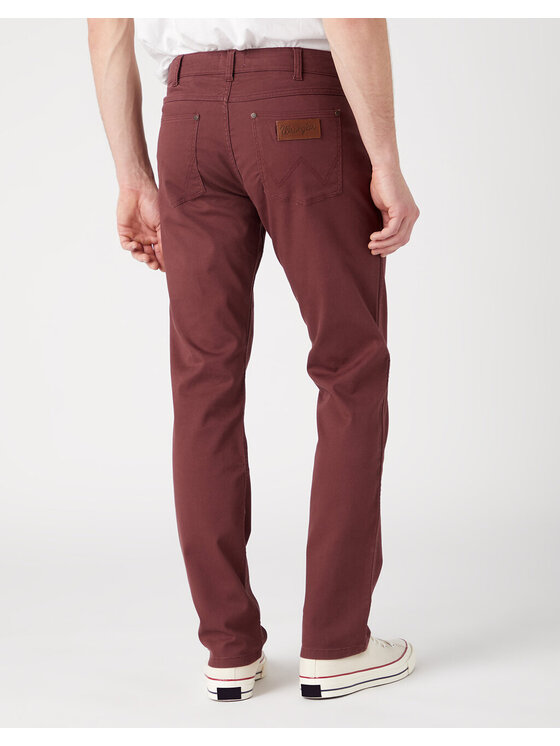 Wrangler Wrangler Pantaloni di tessuto GREENSBORO Rosso Regular Fit