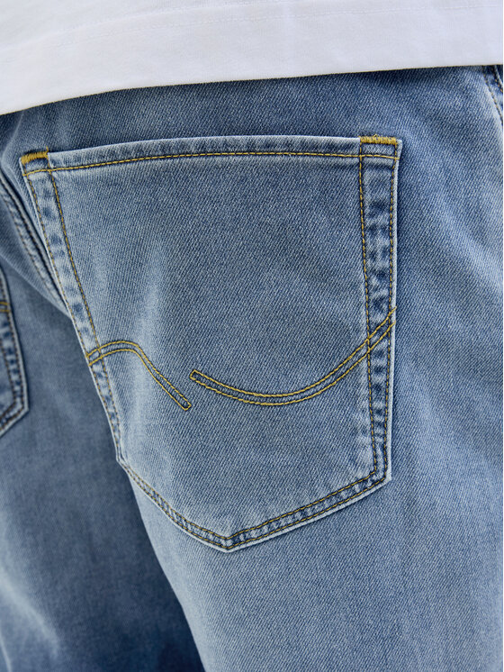 Jack & Jones Jack & Jones Jeans kratke hlače Rick 12269603 Modra Regular Fit