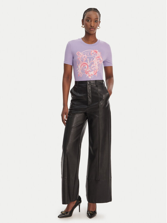 Versace Jeans Couture Versace Jeans Couture T-shirt 80HAHE01 CJ02E Viola Slim Fit