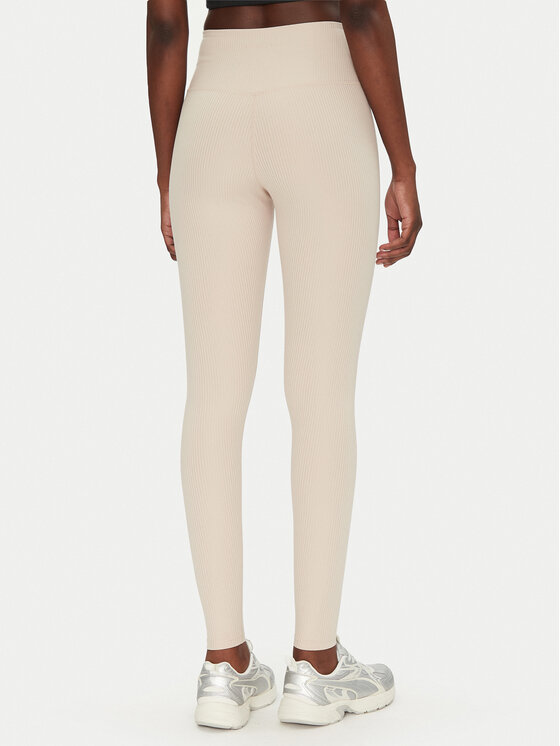 Girlfriend Collective Girlfriend Collective Leggings Rib High-Rise 4034 Bež Slim Fit