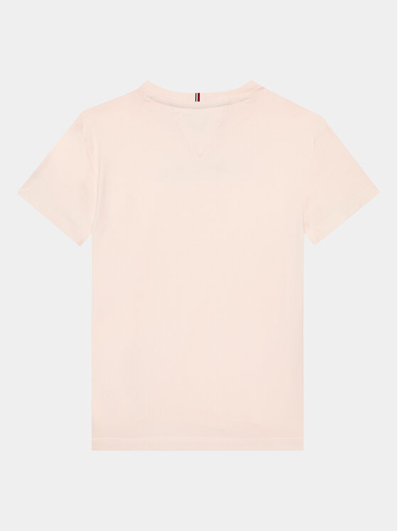 Tommy Hilfiger Tommy Hilfiger T-Shirt KG0KG07263 D Różowy Regular Fit
