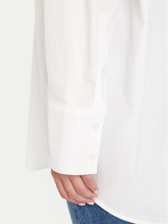 Marc O'Polo Marc O'Polo Риза 508 1134 42221 Бял Boyfriend Fit