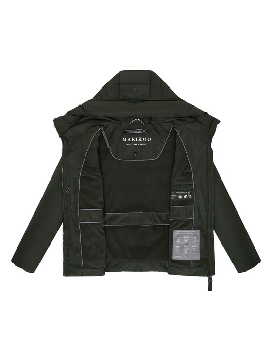 Marikoo Marikoo Kurtka zimowa Himee Zielony Regular Fit