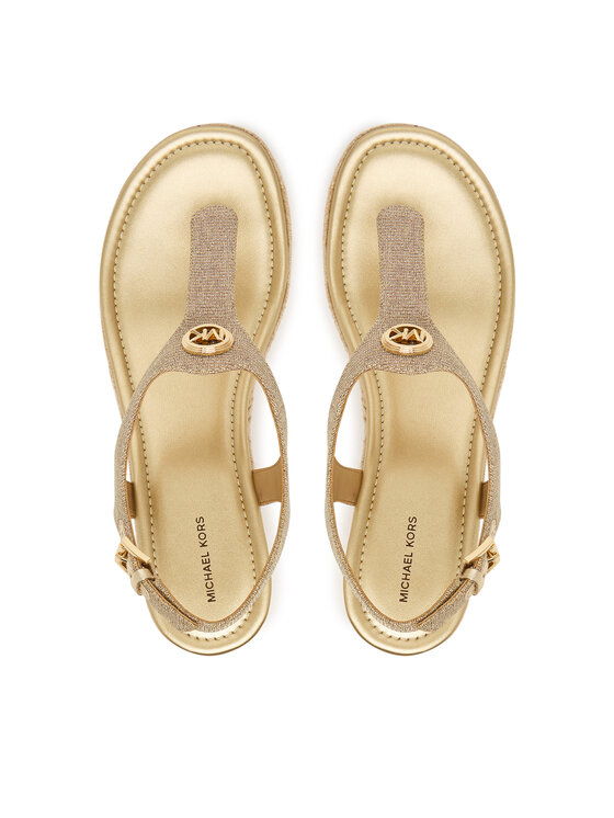 MICHAEL Michael Kors MICHAEL Michael Kors Espadrillid Val Thong Wedge 40S6VAMS1D Kuldne