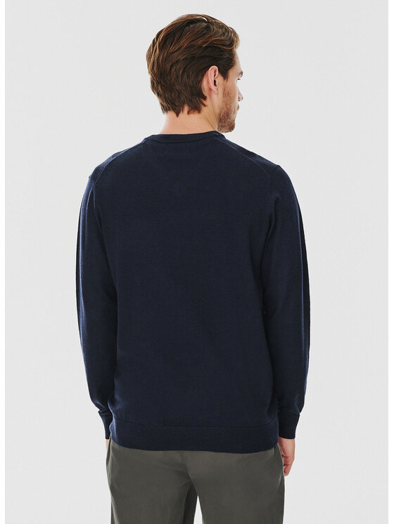 Pako Lorente Pako Lorente Sweter P24WF-2X-015 Granatowy Classic Fit
