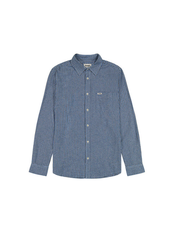 Wrangler Wrangler Camicia 1 PKT SHIRT LIGHT Blu Regular Fit
