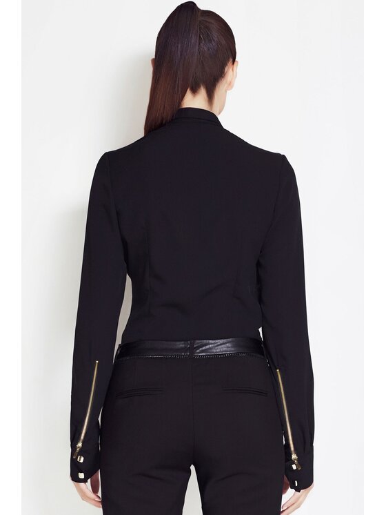 Awama Awama Košeľa A052 Čierna Basic Fit
