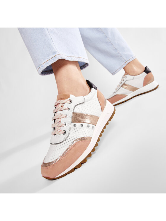 Geox Geox Sneakersy D Tabelya A D02AQA 08522 C1375 Biela