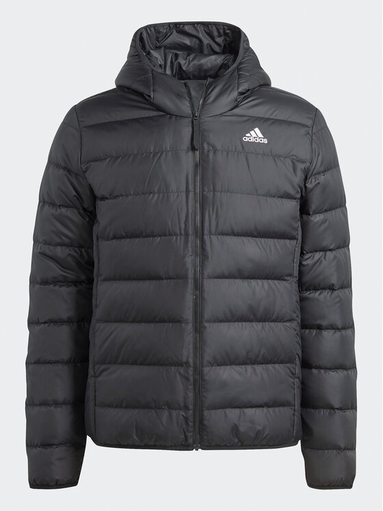 adidas adidas Пуховик Essentials Light Down HZ5723 Чорний Regular Fit