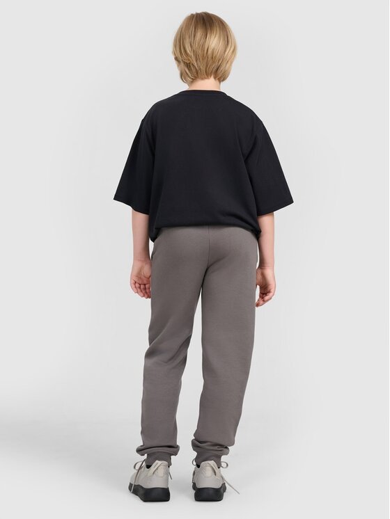 4F 4F Teplákové kalhoty 4FJRAW25TTROM1663-24S Šedá Loose Fit