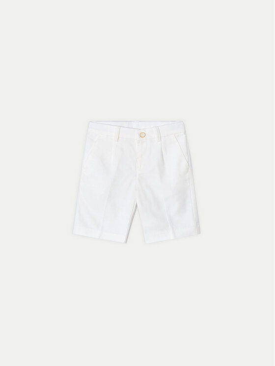 Mayoral Mayoral Шорти от плат 3217 Бял Regular Fit
