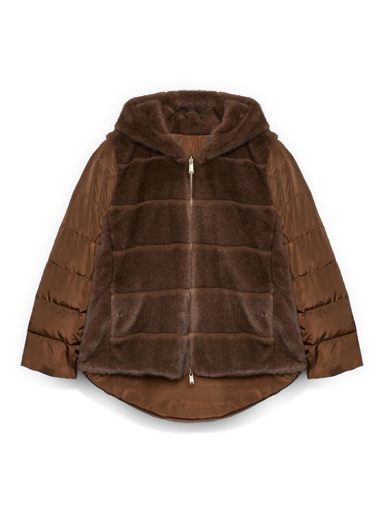 Fiorella Rubino Fiorella Rubino Cappotto F450T001351N022 Marrone A-Line Fit